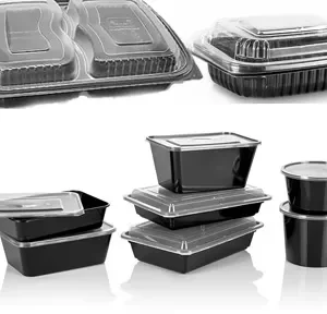Microwave Black Base Containers